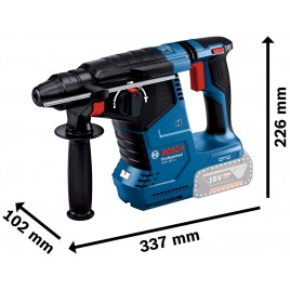 BOSCH GBH 187-LI PROFESSIONAL Aku młot udarowo-obrotowy z SDS plus, solo 0611923020