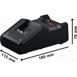 BOSCH PROFESSIONAL GSB 18V-65 + GWS 18V-8 + (2x GBA 4.0Ah +GAL 18V-40 +torba) 0615A5008Z