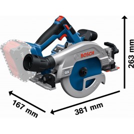 BOSCH GKS 18V-57-2 GX PROFESSIONAL Aku pilarka tarczowa +Tarcza pilarska 0615A500DZ