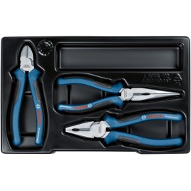 BOSCH Szczypce 3pc: uniwersal., długie, boczne 1600A016BG