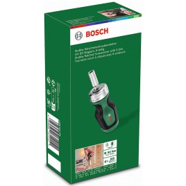 BOSCH Wkrętak z grzechotką, krótką rękojeścią i 6 końcówkami wkręcającymi 1600A027PK