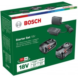 BOSCH Starter Set 18 V Ładowarka i 2× akumulator 1600A027U9