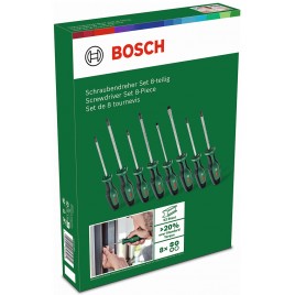 BOSCH 8-częściowy zestaw z wkrętakiem 1600A02BX8