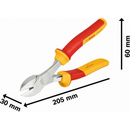 BOSCH Szczypce boczne o zwiększonej sile nacisku VDE, 200 mm 1600A02NE2