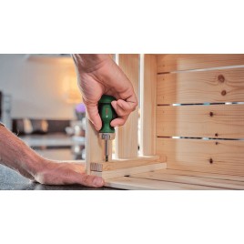 BOSCH Wkrętak z grzechotką, krótką rękojeścią i 6 końcówkami wkręcającymi 1600A032UY