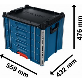 BOSCH L-BOXX Contractor 476 Drawer 5 PROFESSIONAL 1600A03W7V