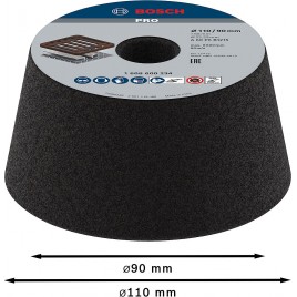 BOSCH Pokrywa szlifierska stożkowa do metalu PRO Metal Conical Cup Wheel 1608600234