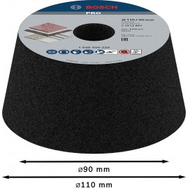 BOSCH Pokrywa szlifierska stożkowa do metalu PRO Metal Conical Cup Wheel 1608600239