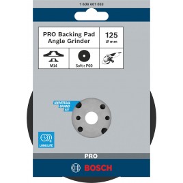 BOSCH Talerz oporowy PRO, miękki, 125 mm, M14 1608601033