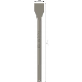 BOSCH Dłuto płaskie PRO SDS max-4C, 25 x 280 mm 1618600210