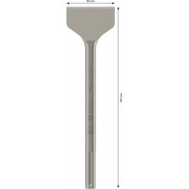 BOSCH Dłuto do płytek PRO SDS max-4C, 80 x 300 mm 1618601019