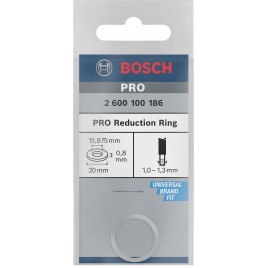 BOSCH PRO Reduction Ring do tarczy pilarskiej 20 × 15,875 × 0,8 mm 2600100186