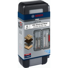 BOSCH Zestaw PRO Wood and Metal Kitchen Builder, 100 mm, 30 szt. 2607011945