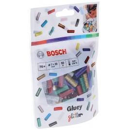 BOSCH Wkłady kleju topliwego do Gluey, brokatowe 2608002006