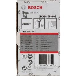 BOSCH Sztyft, łeb wpuszczany, SK64 20G, 44 mm 2608200530