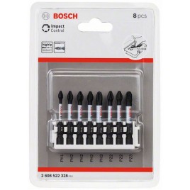 BOSCH 8-częściowy zestaw końcówek wkręcających Impact Control 2608522328