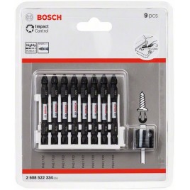 BOSCH 9-częściowy zestaw końcówek wkręcających Impact Control 2608522334