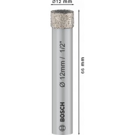BOSCH Wiertło do ceramiki do pracy na sucho PRO Ceramic dry Drill Bit, 12x66 mm 2608599052