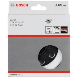 BOSCH Talerze szlifierskie, miękki, 125 mm 2608601118