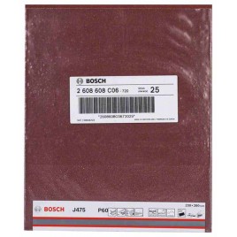 BOSCH Papier ścierny J475 Best for Metal 230x280 mm, 60 2608608C06