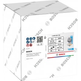 BOSCH Tarcza listkowa X451, 115 × 22,23 mm, G80, T29, 2608626126