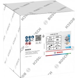 BOSCH Tarcza listkowa X451, 115 × 22,23 mm, G40, T27, 15 ks 2608626171