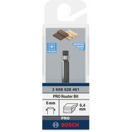 BOSCH Frez prosty PRO, ø 6,4 × L 16,2, trzpień 6 mm 2608628461