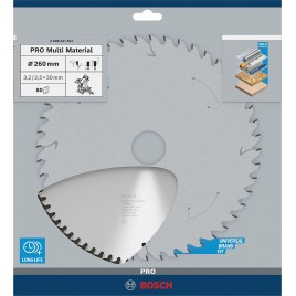 BOSCH Tarcza pilarska PRO Multi Material, 260 × 3,2 × 30 mm 2608641204