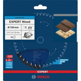 BOSCH Tarcza pilarska Expert for Wood 130 x 20 x 2,4 mm, 36 2608644007