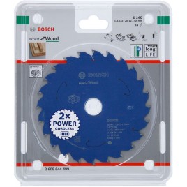 BOSCH Ostrze do piły tarczowej bezprzewodowej for Wood 140x20x1,8/1,3x24T 2608644499