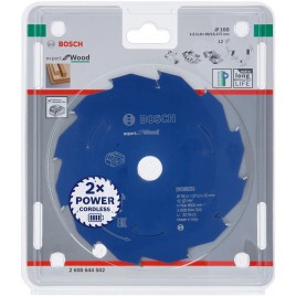 BOSCH Ostrze do piły tarczowej bezprzewodowej Expert for Wood 160x20x1,5/1x12T 2608644502
