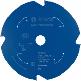 BOSCH Ostrze do piły tarczowej 165x20x1,8/1,2x4T 2608644555