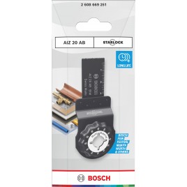 BOSCH Brzeszczot Multi Material AIZ 20 AB, Starlock, 20 × 30 mm 2608669251