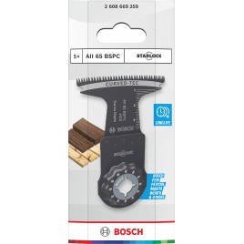 BOSCH Brzeszczot do drewna AII 65 BSPC, Starlock, 65 × 40 mm, 5 szt. 2608669259
