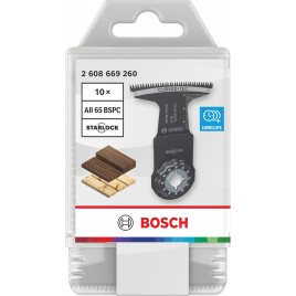 BOSCH Brzeszczot do drewna AII 65 BSPC, Starlock, 65 × 40 mm, 10 szt. 2608669260
