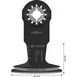 BOSCH Brzeszczot do drewna AII 65 BSPC, Starlock, 65 × 40 mm, 10 szt. 2608669260