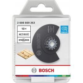 BOSCH Brzeszczot do drewna ACZ 85 EC, Starlock, 85 mm, 10 szt. 2608669263