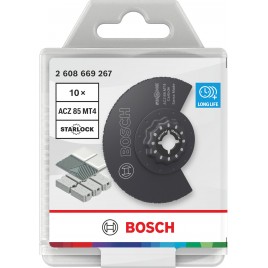 BOSCH Brzeszczot do materiałów mineralnych ACZ 85 MT4, Starlock, 85 mm, 10 szt. 2608669267
