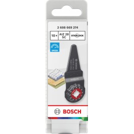 BOSCH Brzeszczot do tworzywa sztucznego AIZ 28 SC, Starlock, 28 × 40 mm, 10 szt 2608669274