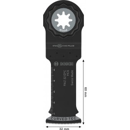 BOSCH Brzeszczot do drewna PAIZ 32 EPC, Starlock, 32 × 60 mm 2608669276