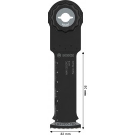 BOSCH Brzeszczot do drewna MAII 32 EPC, Starlock, 32 × 80 mm, 10 szt. 2608669280