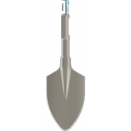 BOSCH Dłuto łopatkowe, zaokrąglone PRO HEX 30-4C Spade Chisel Rounded, 135 x 400 mm 260869