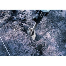 BOSCH Dłuto łopatkowe, zaokrąglone PRO HEX 30-4C Spade Chisel Rounded, 135 x 400 mm 260869