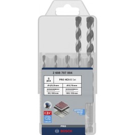 BOSCH Zestaw wierteł PRO HEX-5 2608707004