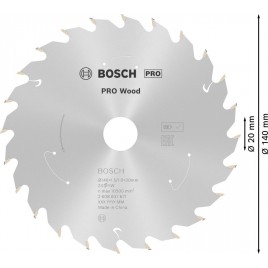 BOSCH Tarcza pilarska PRO Wood cordless Circular Saw Blade 140x20x1,5/1,0x24T 2608837671