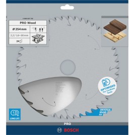 BOSCH Tarcza pilarska PRO Wood cordless 254x30x2,2/1,6x24T 2608837733