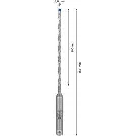 BOSCH Wiertła udarowe EXPERT SDS plus-7X 4 x 100 x 165 mm 2608900058