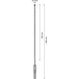 BOSCH Wiertła udarowe EXPERT SDS plus-7X 5,5 x 200 x 265 mm 2608900068