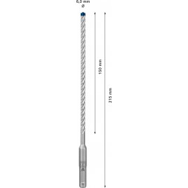 BOSCH Wiertło udarowe EXPERT SDS plus-7X 6 x 150 x 215 mm 2608900073