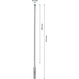 BOSCH Wiertła udarowe EXPERT SDS plus-7X 6 x 250 x 315 mm 2608900075